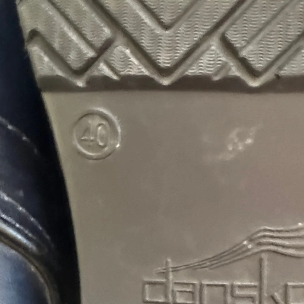 Dansko Navy (Size 40) Leather Clogs - Picture 3 of 10